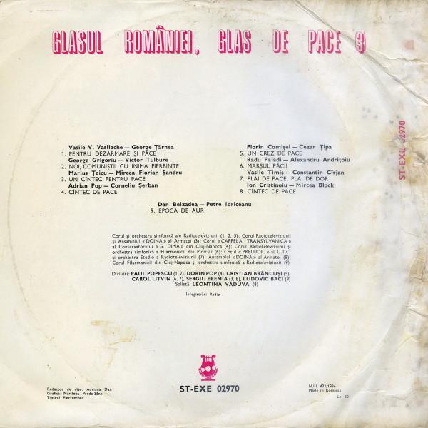 Glasul României, Glas De Pace [2]