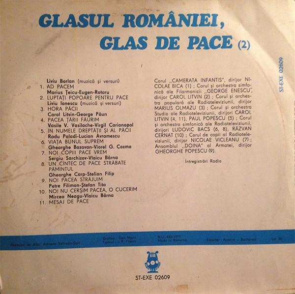 Glasul României, Glas De Pace [2]
