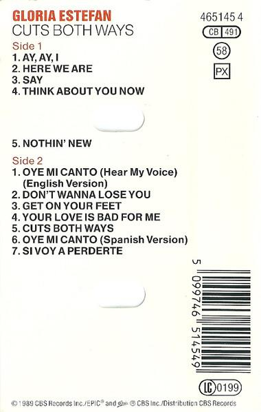 Gloria Estefan - Cuts Both Ways (Casetă Audio) [2]