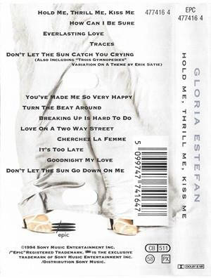 Gloria Estefan - Hold Me, Thrill Me, Kiss Me (Caseta Audio) [2]
