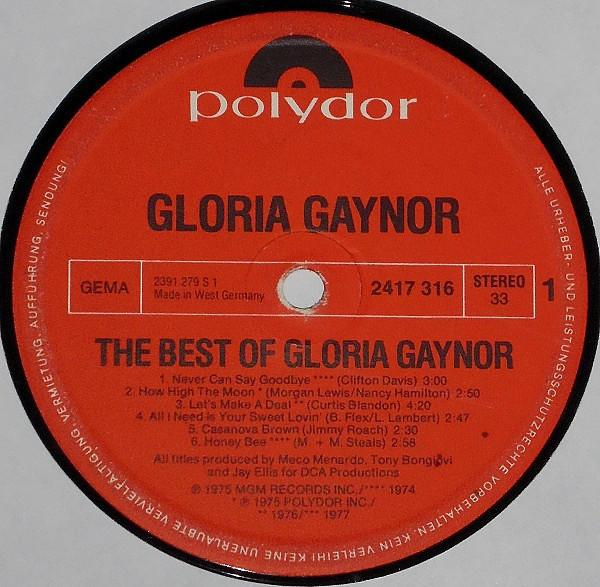 Gloria Gaynor - The Best Of, (Disc Vinil) [2]