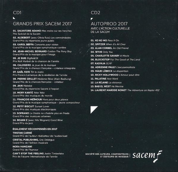 Grands Prix Sacem 2017 [2]