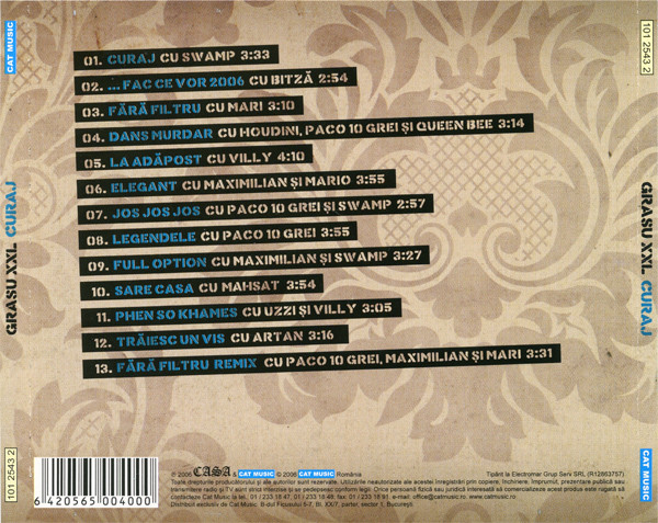 Grasu XXL – Curaj (CD) [2]