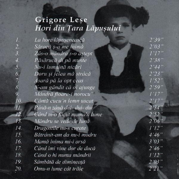 Grigore Leșe - Hori Din Țara Lăpușului [2]