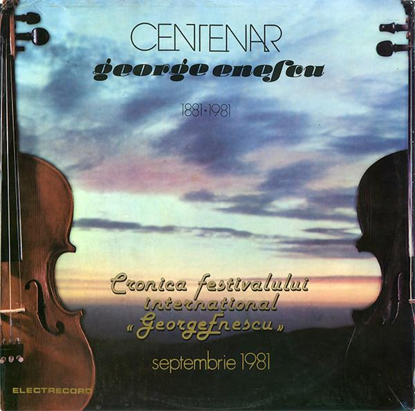 Gustav Mahler - Centenar George Enescu 1881-1981 - Cronica Festivalului Internațional « George Enescu » Septembrie 1981 [1]