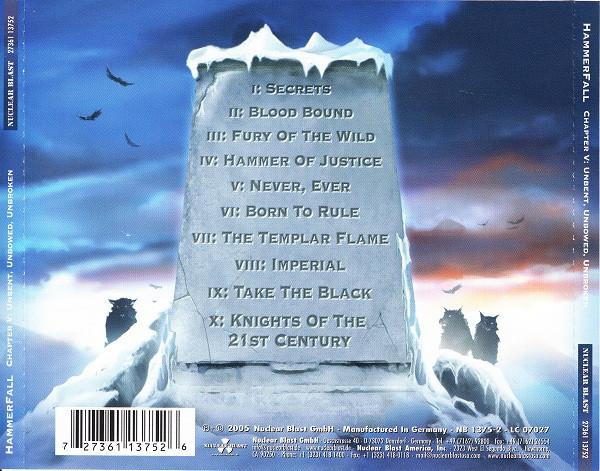 HammerFall - Chapter V: Unbent, Unbowed, Unbroken (CD) [2]