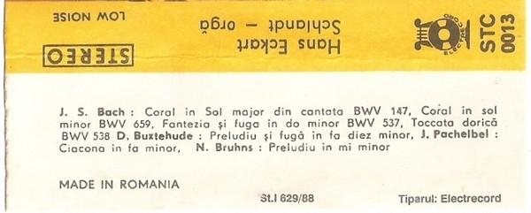 Hans-Eckart Schlandt - Hans Eckart Schlandt La Orga Bisericii Negre Din Brașov  (Caseta Audio) [2]