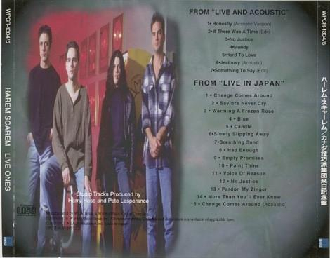 Harem Scarem - Live Ones (CD) [2]
