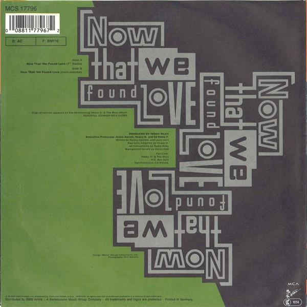 Heavy D. & The Boyz - Now That We Found Love (Disc Vinil) [2]