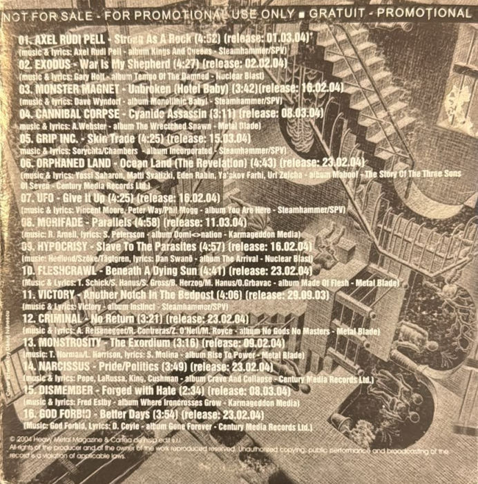 Heavy Metal Magazine - Compilatie Vol. 2 Martie 2004 (CD) [2]