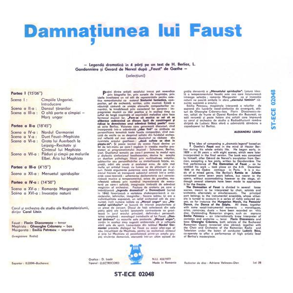 Hector Berlioz - Damnațiunea Lui Faust (Selecțiuni) [2]