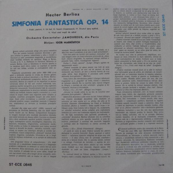 Hector Berlioz - Simfonia Fantastică (Disc Vinil) [2]