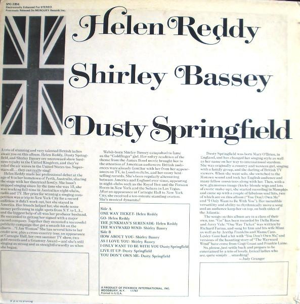 Helen Reddy - Helen Reddy / Shirley Bassey / Dusty Springfield [2]