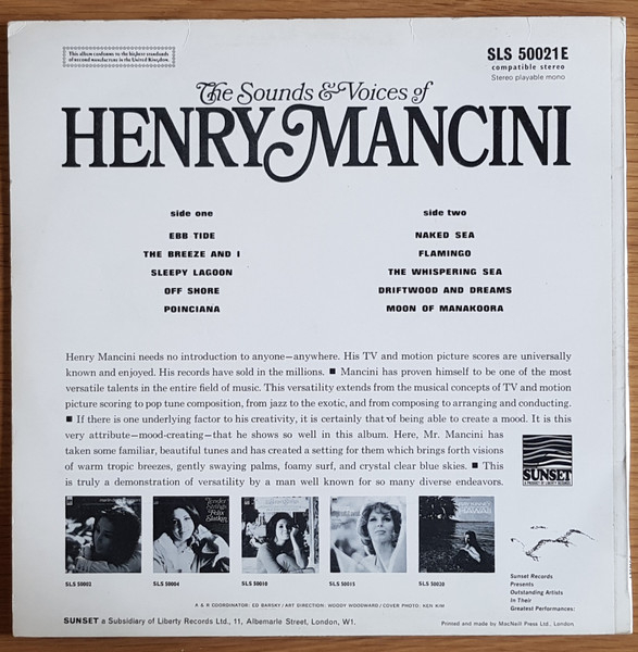 Henry Mancini - The Sounds & Voices Of Henry Mancini, (Disc Vinil) [2]