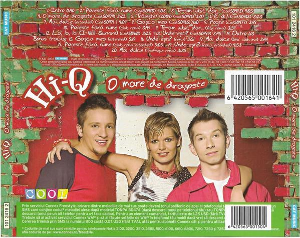 Hi-Q - O Mare De Dragoste, (CD) [2]
