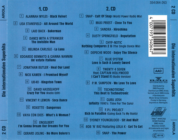 Hits 90 - Die Internationalen Superhits (CD) [2]