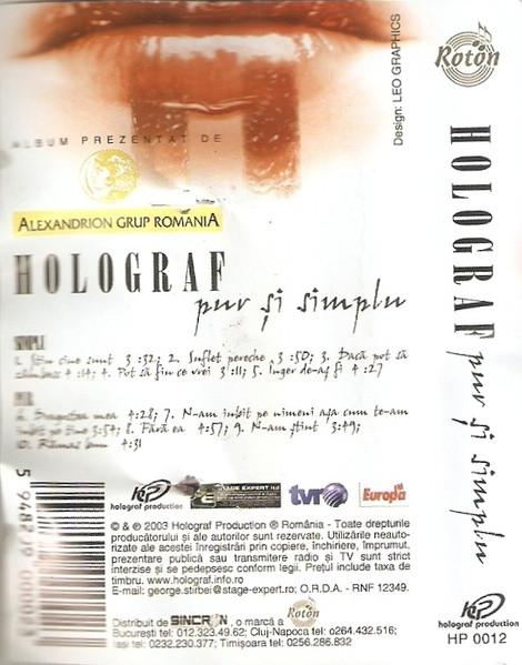 Holograf - Pur Și Simplu (Caseta Audio) [2]