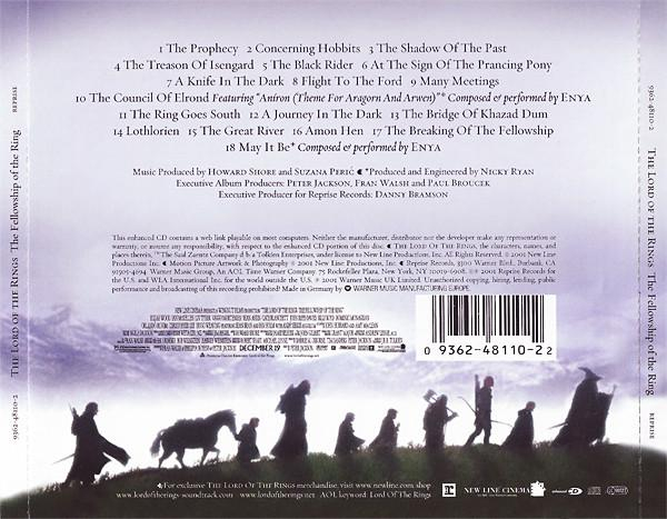 Howard Shore - The Lord Of The Rings: The Fellowship Of The Ring (Original Motion Picture Soundtrack) , (CD) [2]