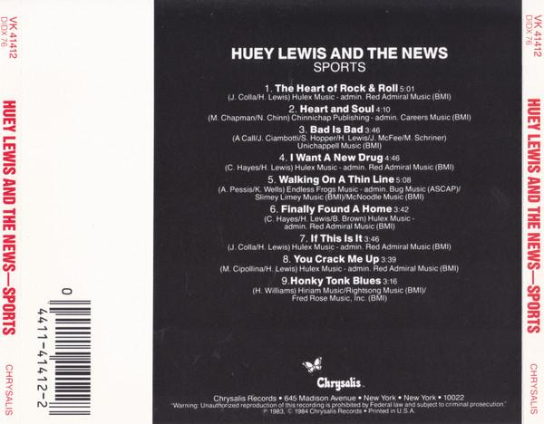Huey Lewis & The News - Sports (CD) [2]