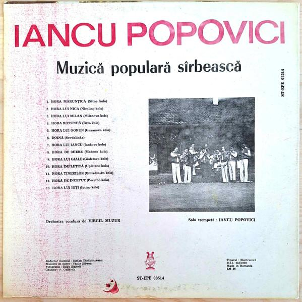 Iancu Popovici - Muzică Populară Sîrbească [2]