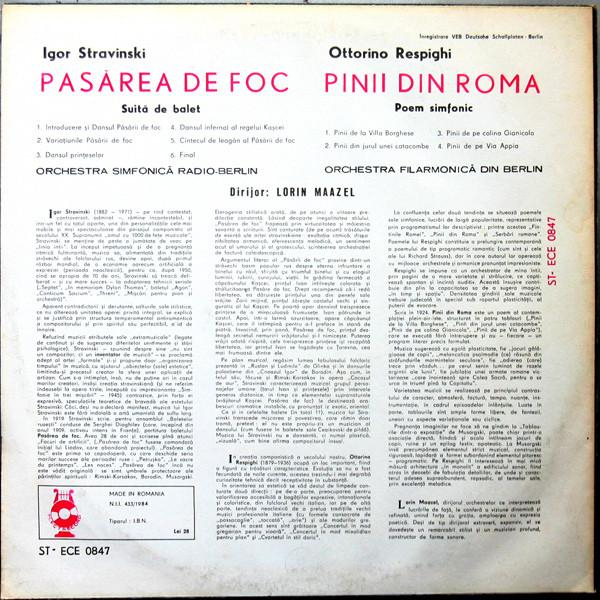 Igor Stravinsky - Pasărea De Foc / Pinii Din Roma [2]