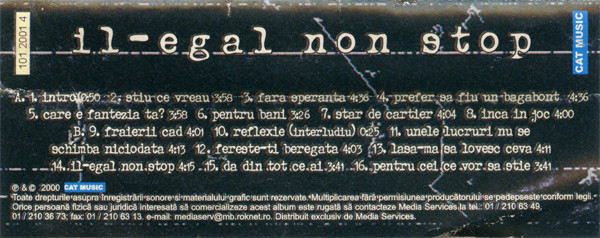 Il-Egal - Il-Egal Non Stop (Caseta Audio) [2]