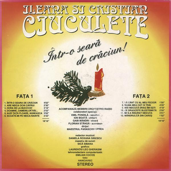 Ileana Ciuculete - Într-o Seară De Crăciun, (Disc Vinil) [2]