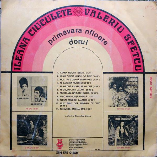 Ileana Ciuculete - Primăvara-nfloare Dorul, (Disc Vinil) [2]