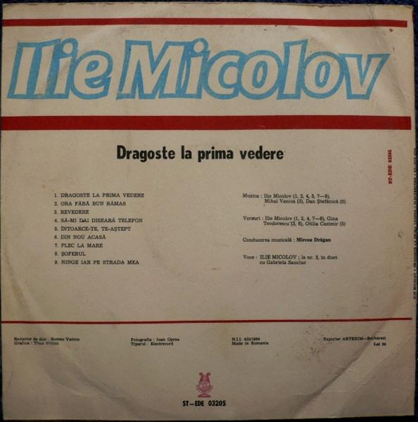 Ilie Micolov - Dragoste La Prima Vedere, (Disc Vinil) [2]