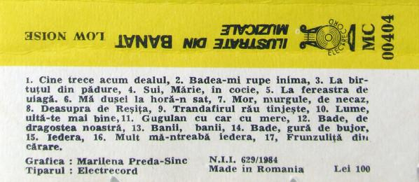 Ilustrate Muzicale Din Banat, (Casetă Audio) [2]