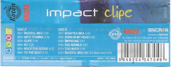 Impact - Clipe , (Casetă Audio) [2]