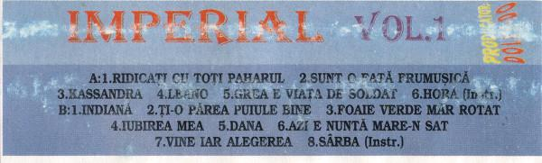 Imperial - Vol. 1 , (Casetă Audio) [2]