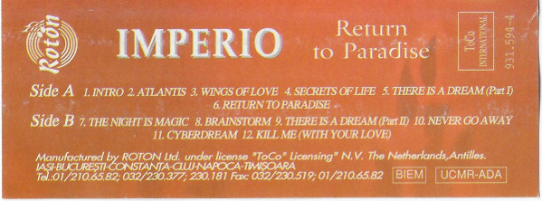 Imperio – Return To Paradise (CASETA) [2]
