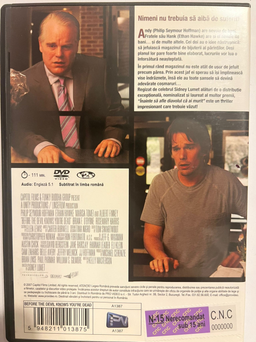 Înainte să afle diavolul că ai murit / Before the Devil Knows You're Dead (2007) (DVD) [2]