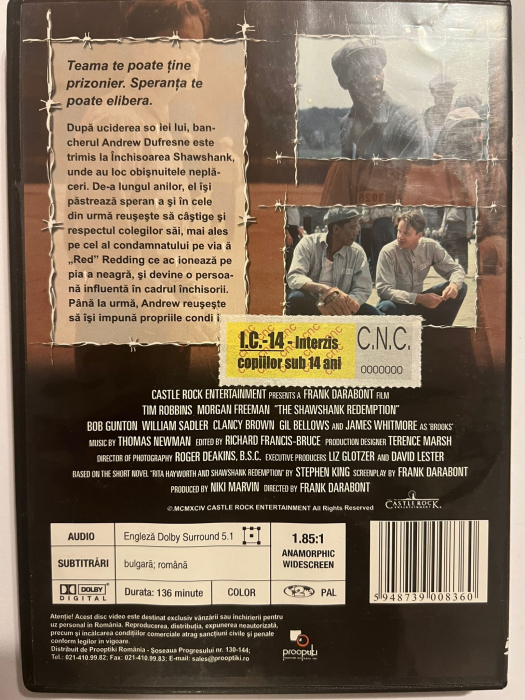 Închisoarea Îngerilor / The Shawshank Redemption (1994) (DVD) [2]
