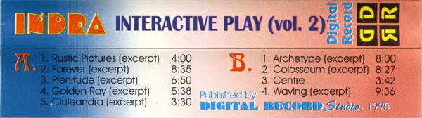 Indra - Interactive Play (The Essential) Vol. 2 [2]