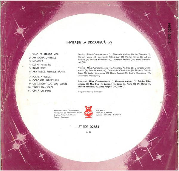 Invitație La Discotecă 5 - Muzică De Dans (Disc Vinil) [2]