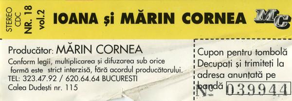 Ioana Cornea - Vol. 2 Hai La Ziua Lui Mărin, (Casetă Audio) [2]