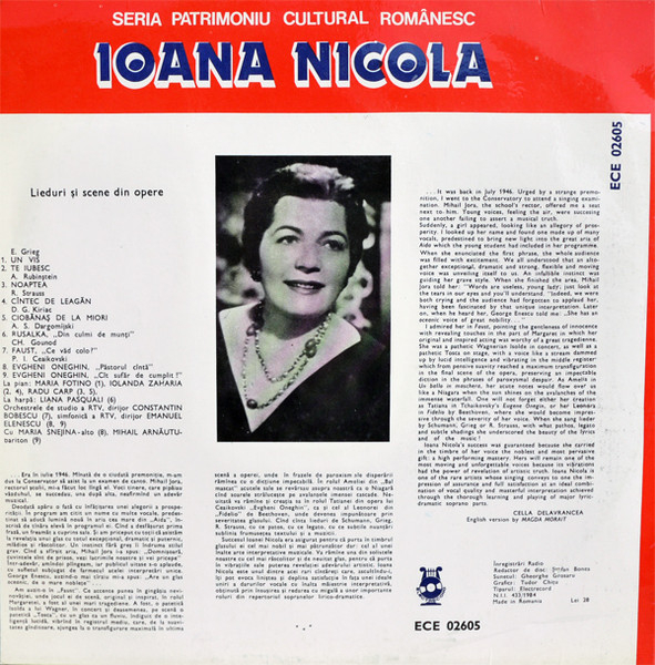 Ioana Nicola - Lieduri Și Scene Din Opere [2]