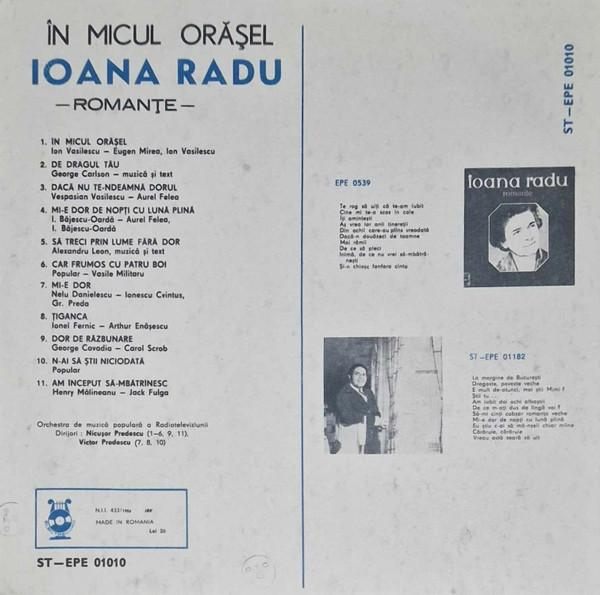 Ioana Radu - În Micul Orășel (Romanțe) [2]