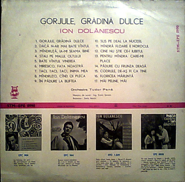 Ion Dolănescu - Gorjule, Grădina Dulce [2]