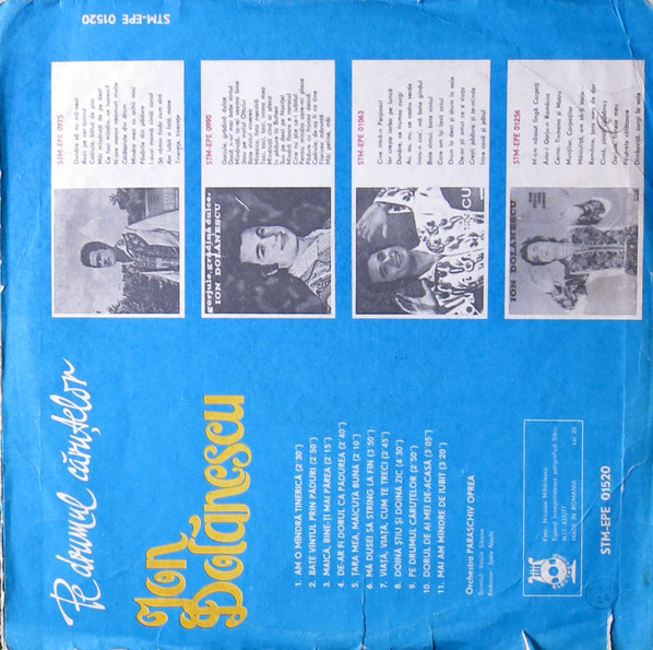 Ion Dolănescu - Pe Drumul Căruțelor, (Disc Vinil) [2]