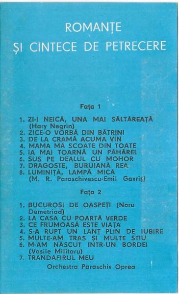 Ion Dolănescu - Romanțe Și Cîntece De Petrecere, (Casetă Audio) [2]