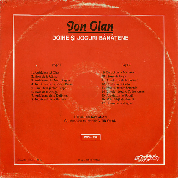 Ion Olan – Doine Și Jocuri Bănățene(VINIL) [2]