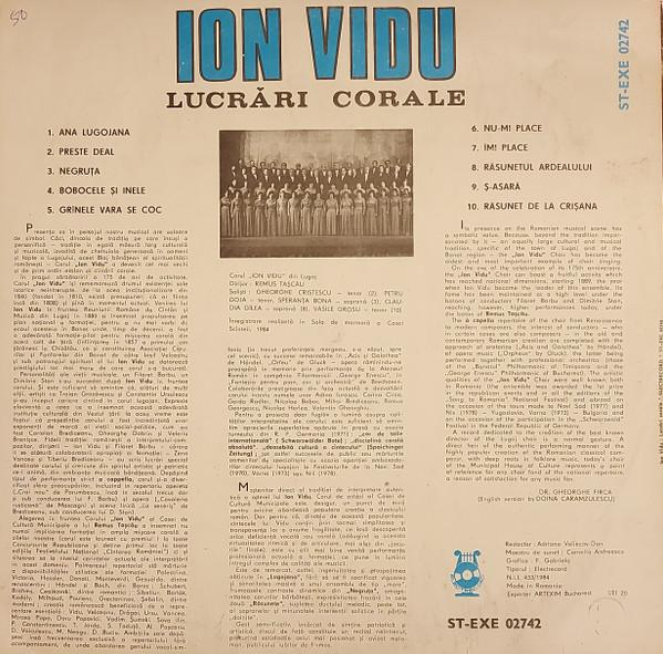 Ion Vidu - Lucrari Corale [2]