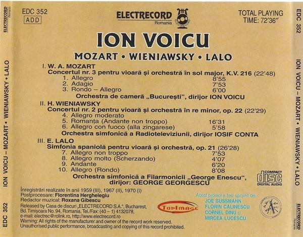 Ion Voicu - Mozart • Wieniawsky • Lalo [2]