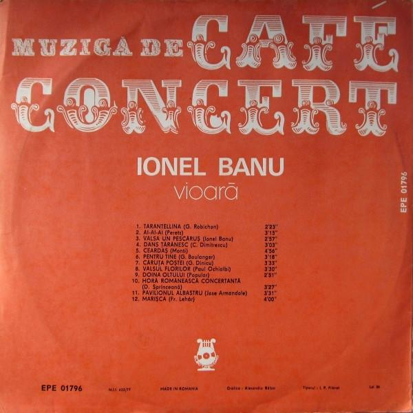 Ionel Banu - Muzică De Café Concert [2]