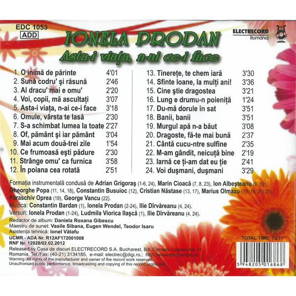 Ionela Prodan - Asta-I Viața, N-Ai Ce-I Face [2]