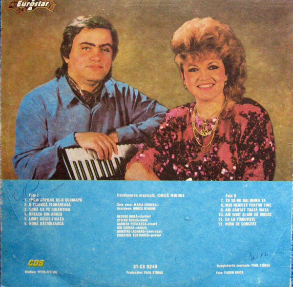 Ionică Minune și Maria Cîrneci – Muzica De Petrecere (DISC VINIL) [2]