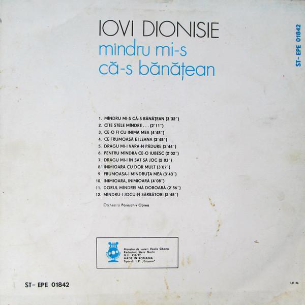 Iovi Dionisie - Mîndru Mi-s Că-s Bănățean [2]